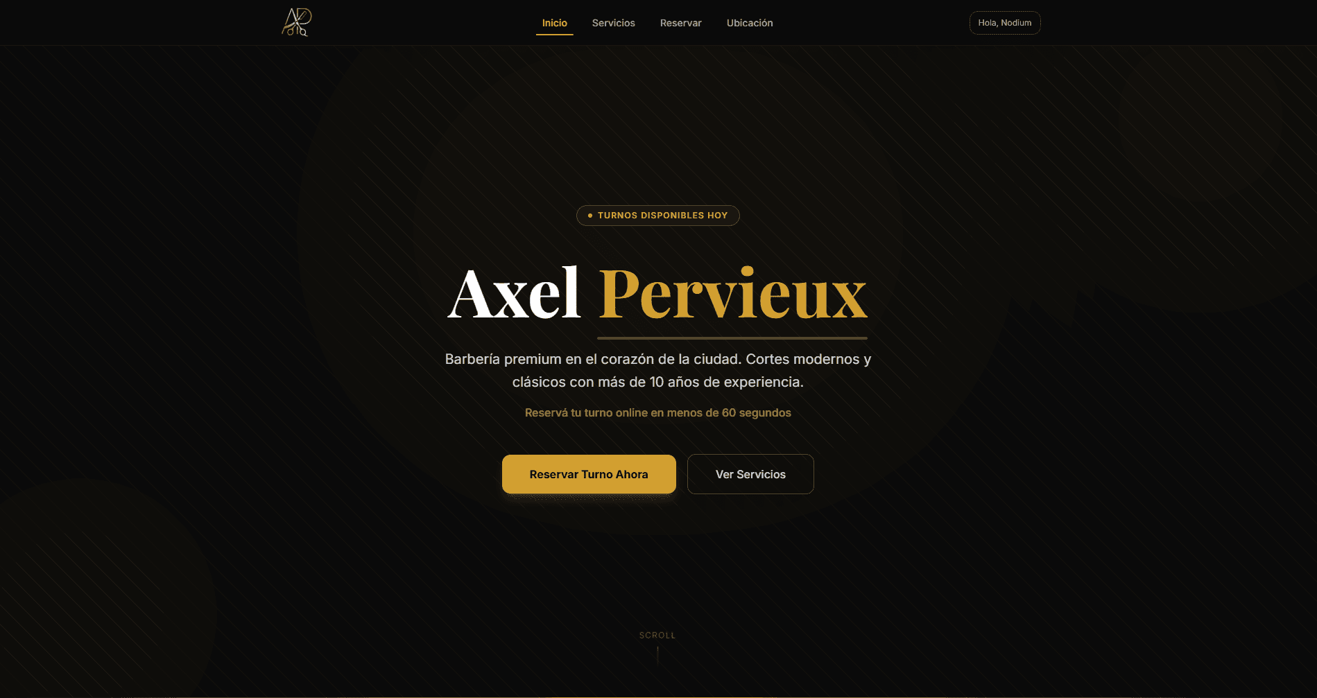 Sitio Web Peluquería